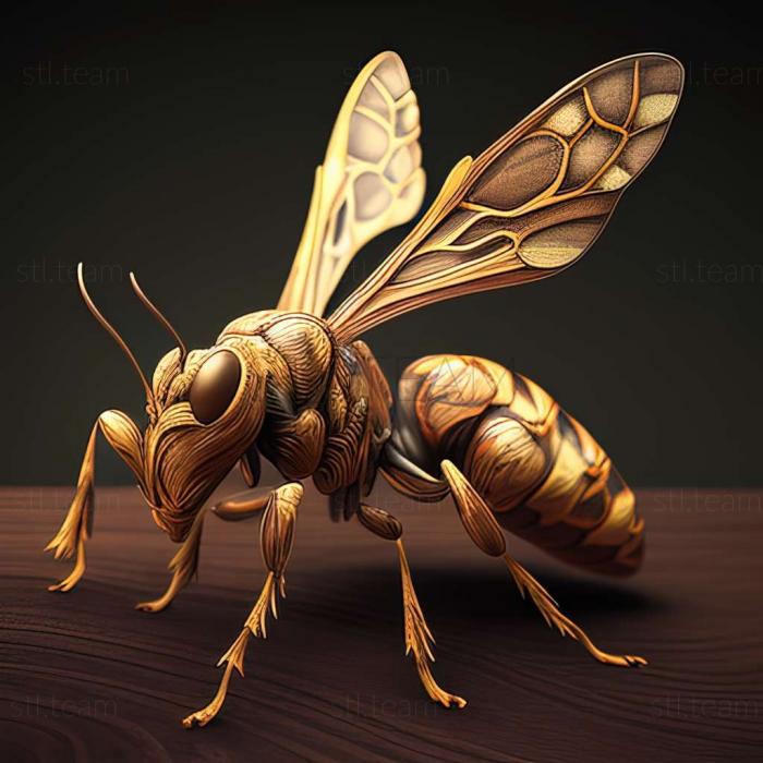 3D model Polistes annularis (STL)